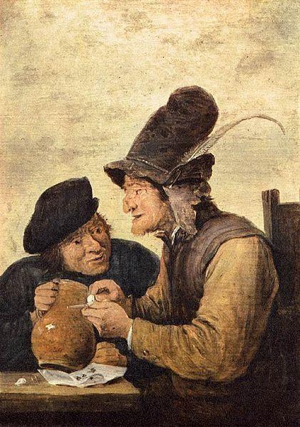 David Teniers the Younger Two Drunkards